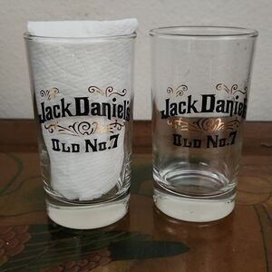 Jack Daniel's Tennessee Whiskey Old No. 7 Glass Set of 2 6 oz.